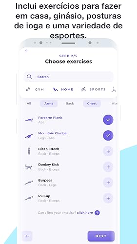 Desafio de Exercício e Fitness