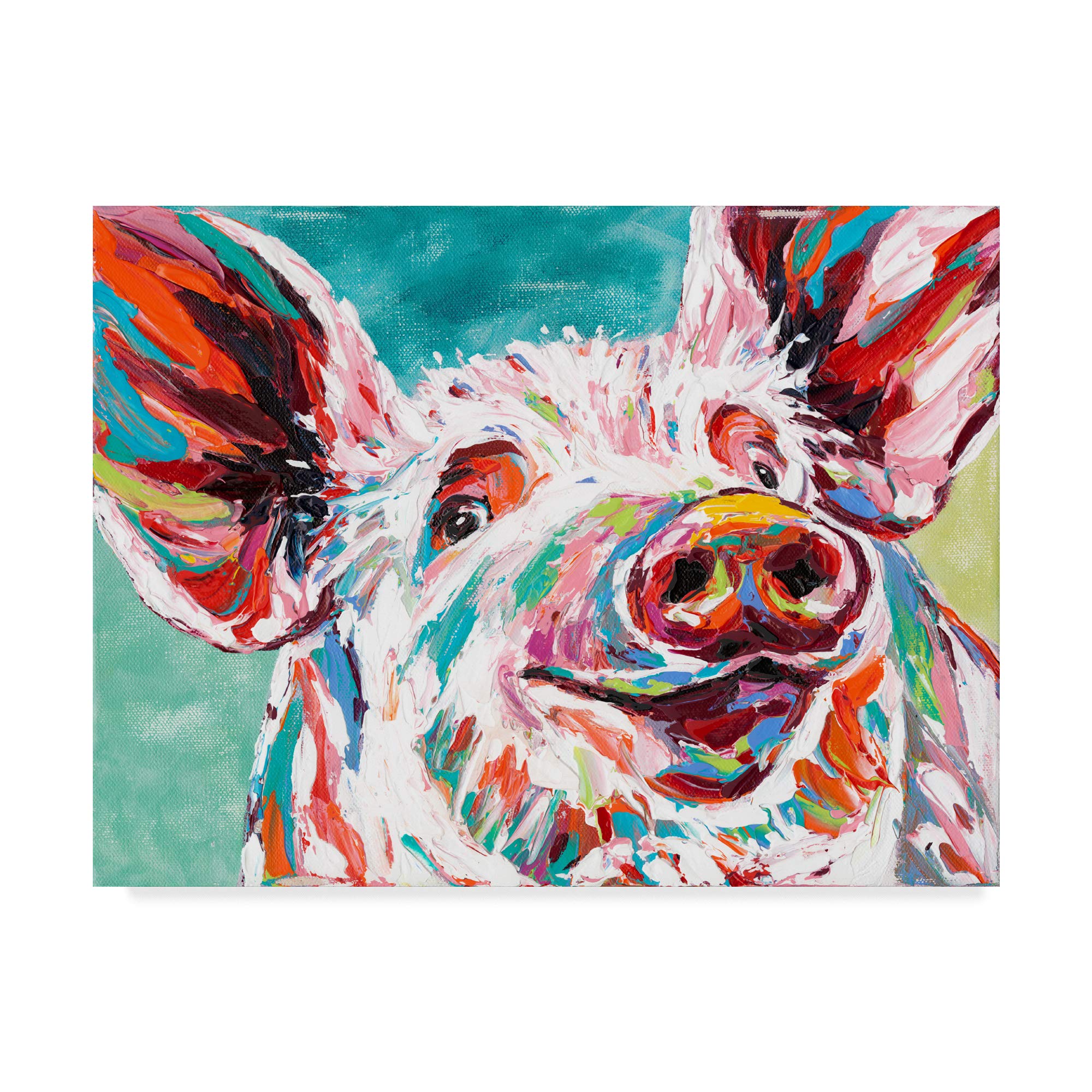 Trademark Fine Art Piggy I by Carolee Vitaletti, 18x24