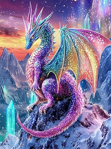 Miniatura 92 de Meothan Kits de pintura de diamantes 5D para adultos, kits de pintura de diamantes de castillo para principiantes, arte de gema de taladro completo