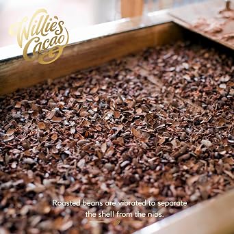 Willie's Cacao - Pure Gold, 100% Cocoa Bar - 40g x 12 - Smooth Nutty Notes - No added sugar - Vegan Chocolate - Artisan Made