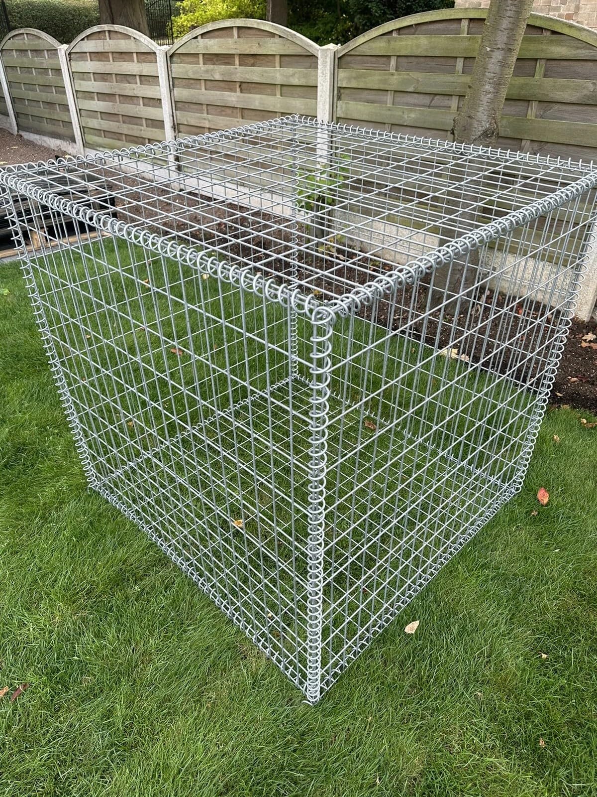 Gabion Baskets Galvanised Steel, 100cm x 80cm x 30cm