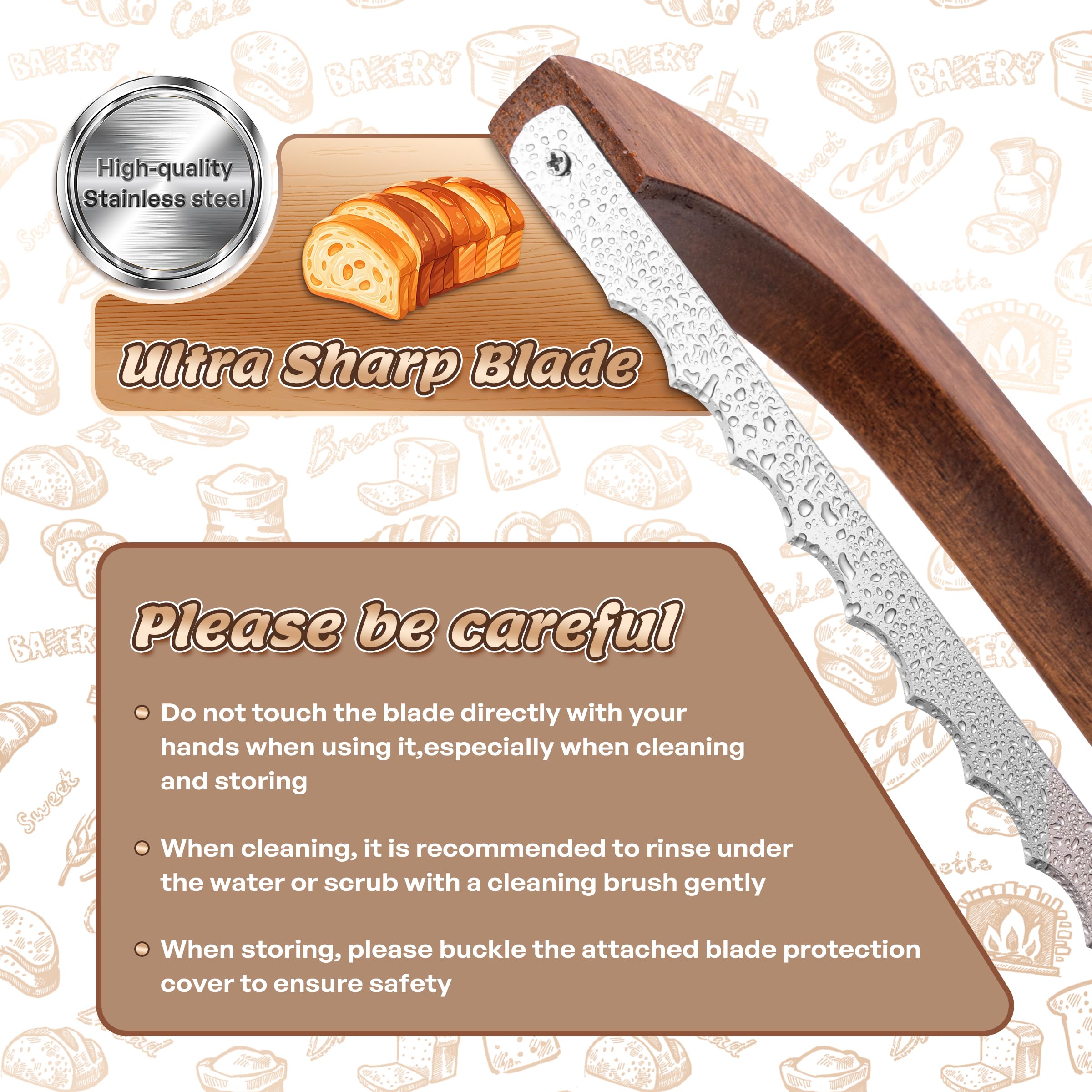Pranski Bread Knife - Slice Like a Pro -3 Pranski Bread Knife - Slice Like a Pro -3