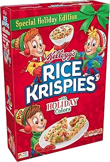 12 Peanut Butter Dessert Recipes for Rich Creamy Sweets 114 Kellogg's Rice Krispies, Breakfast Cereal, Original with Holiday Colors,...