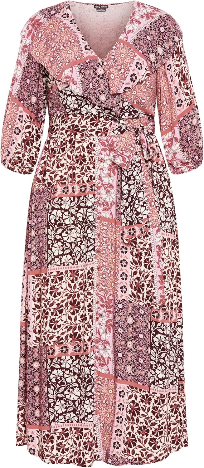 City Chic Women's Plus Size Dress - Romina Maxi - Image 3