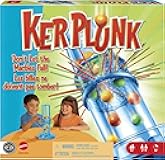 Mattel KerPlunk Kids Game, Easy-to-Learn Family Game for 2 to 4 Players, Don't Let The Marbles Fall
