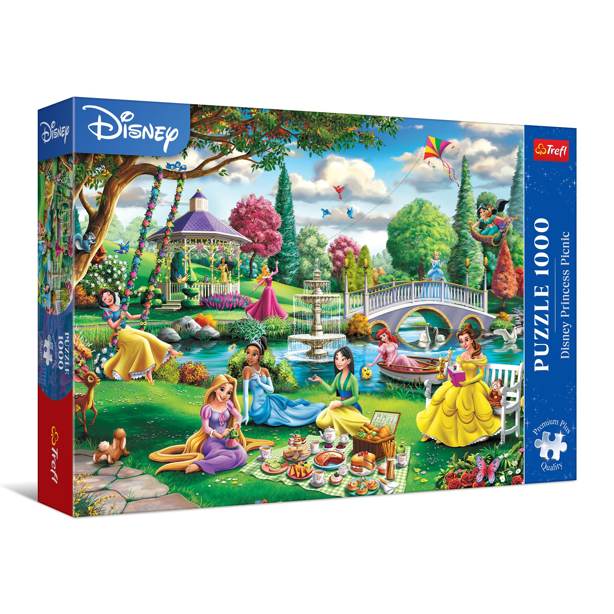 Trefl Premium Plus Quality - Puzzle Tea Time: Giardino per uccelli - 1000 Pezzi, Serie di Immagini Nostalgiche Dipinte, Tessere Perfettamente Abbinabili, per Adulti e Bambini a partire dai 12 Anni