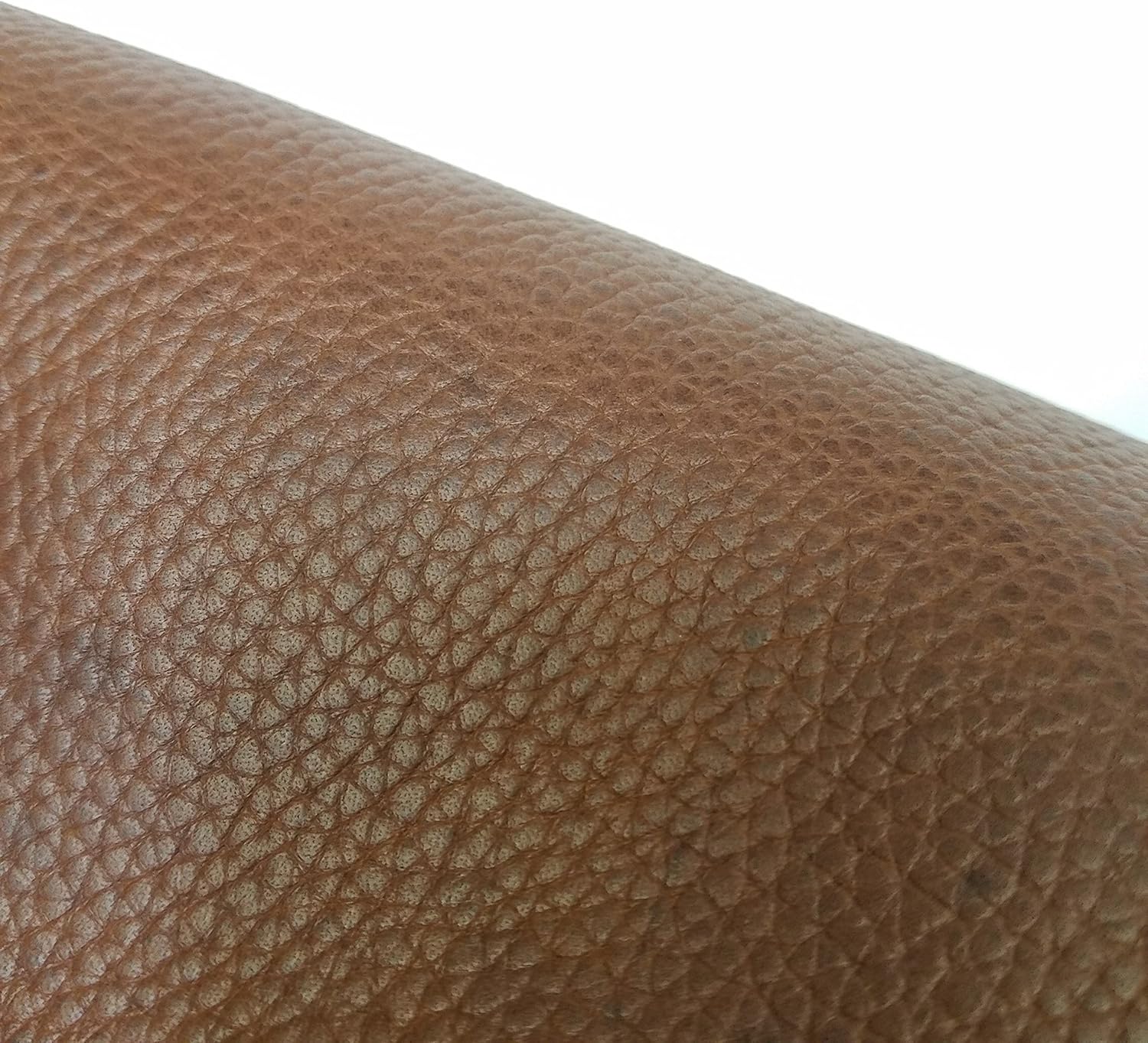 NAT Leathers Tan embossed Vegetable Oil Pullup crafting 4.5-5.0 oz Cowhide Genuine Leather Hide Skin 12 inch x 24 inch