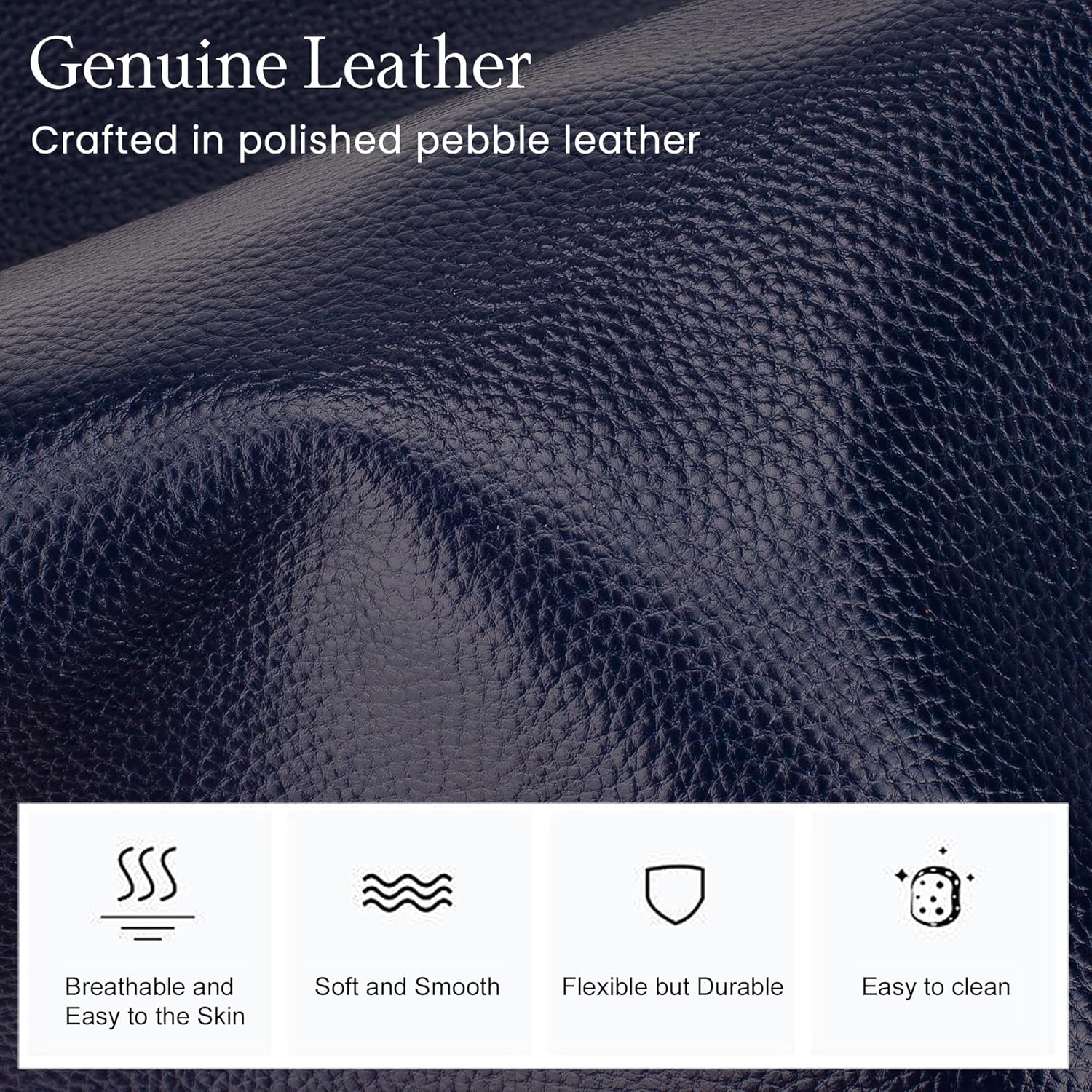 befen Genuine Leather Small Sling Bag for Women Anti-Theft Crossbody Chest Bags Fanny Packs for Travel with RFID Card Slots - Image 7