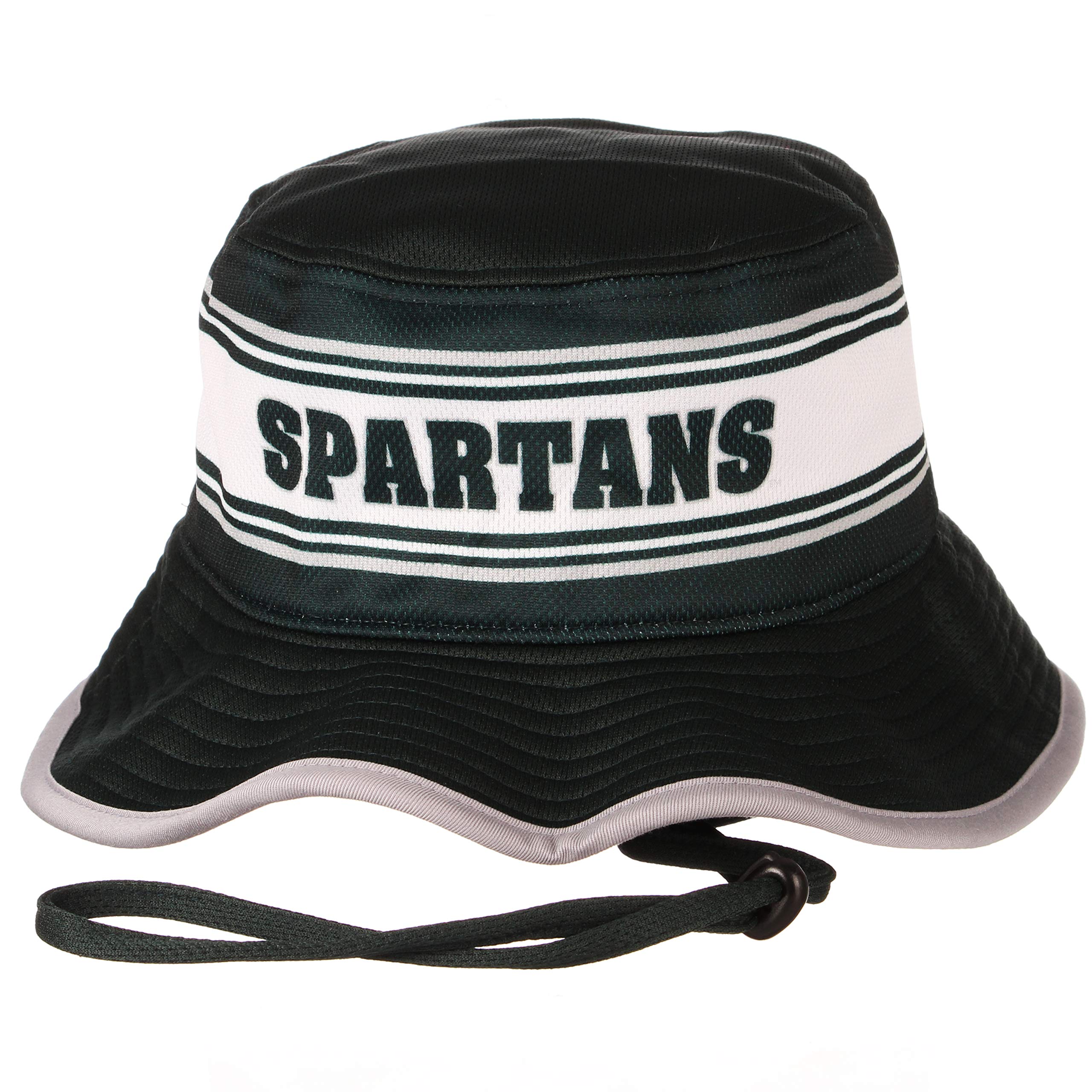 ZHATS Football Standard Bucket Hat Panorama, Michigan State Spartans Forest Green, Large (7 3/8-7 1/2