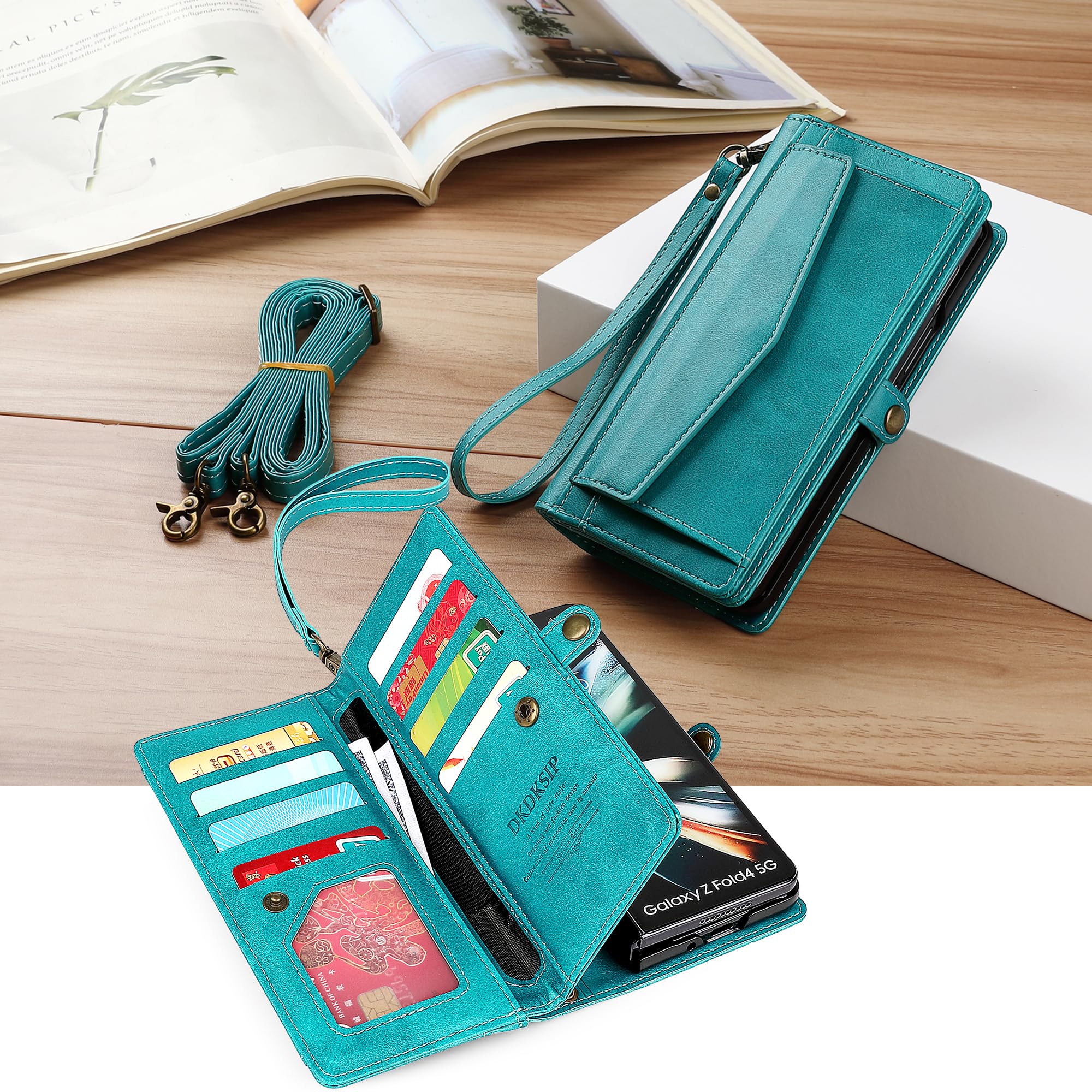 Amazon.com: DKDKSIP for Samsung Galaxy Z Fold 4 Wallet Case for