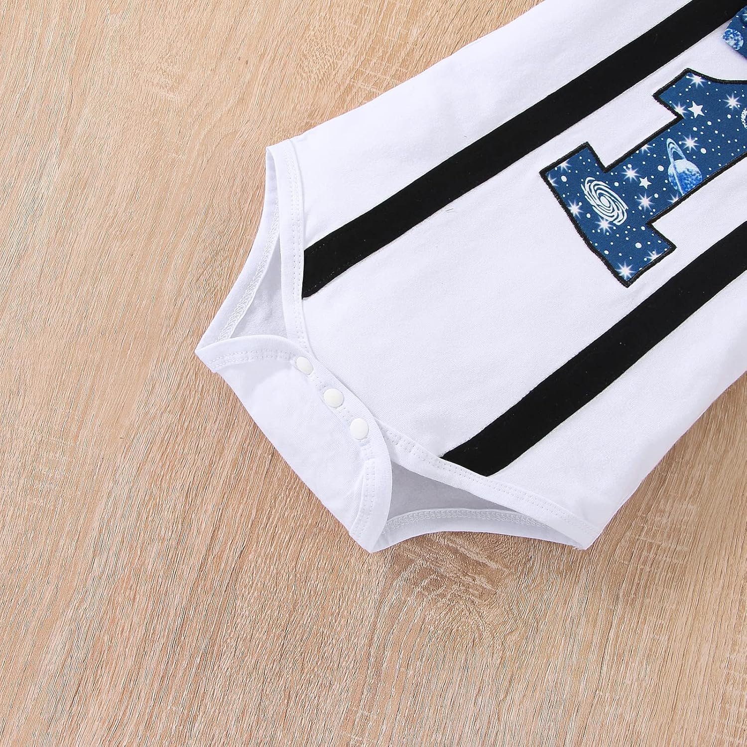 Baby Boy Funny First Birthday Clothes Infant Clothes Bow Tie Dinosaur Themed Romper Pants Set Suspenders - Image 5