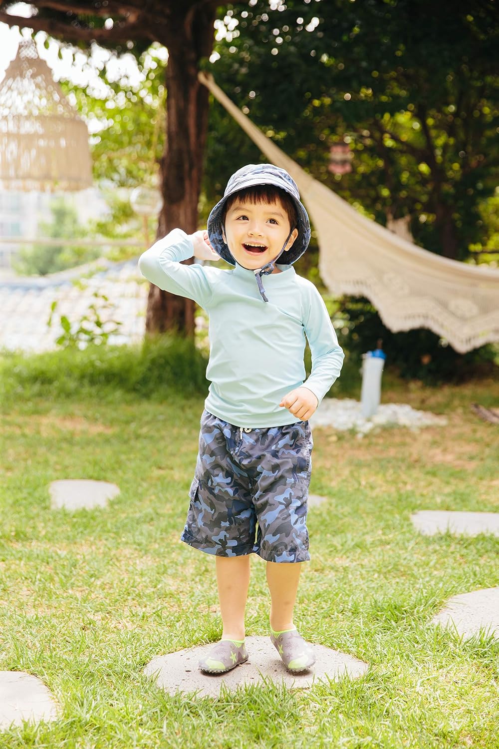 VAENAIT BABY 2T-7T Boys & Girls UPF 50+ Long Short Sleeve Rashguard Swim Shirt Quick Dry Without hat