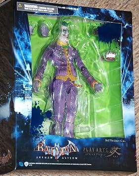 SDCC Joker Play Arts Kai Exclusive Limited Edition Black & White Figure Batman Dark Knight