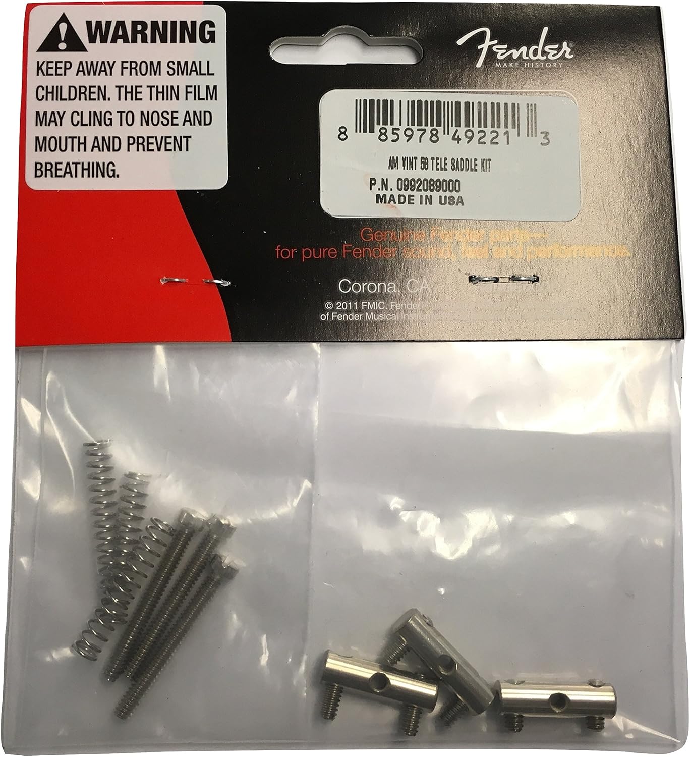 Fender Pure Vintage 58 Telecaster Saddle Kit