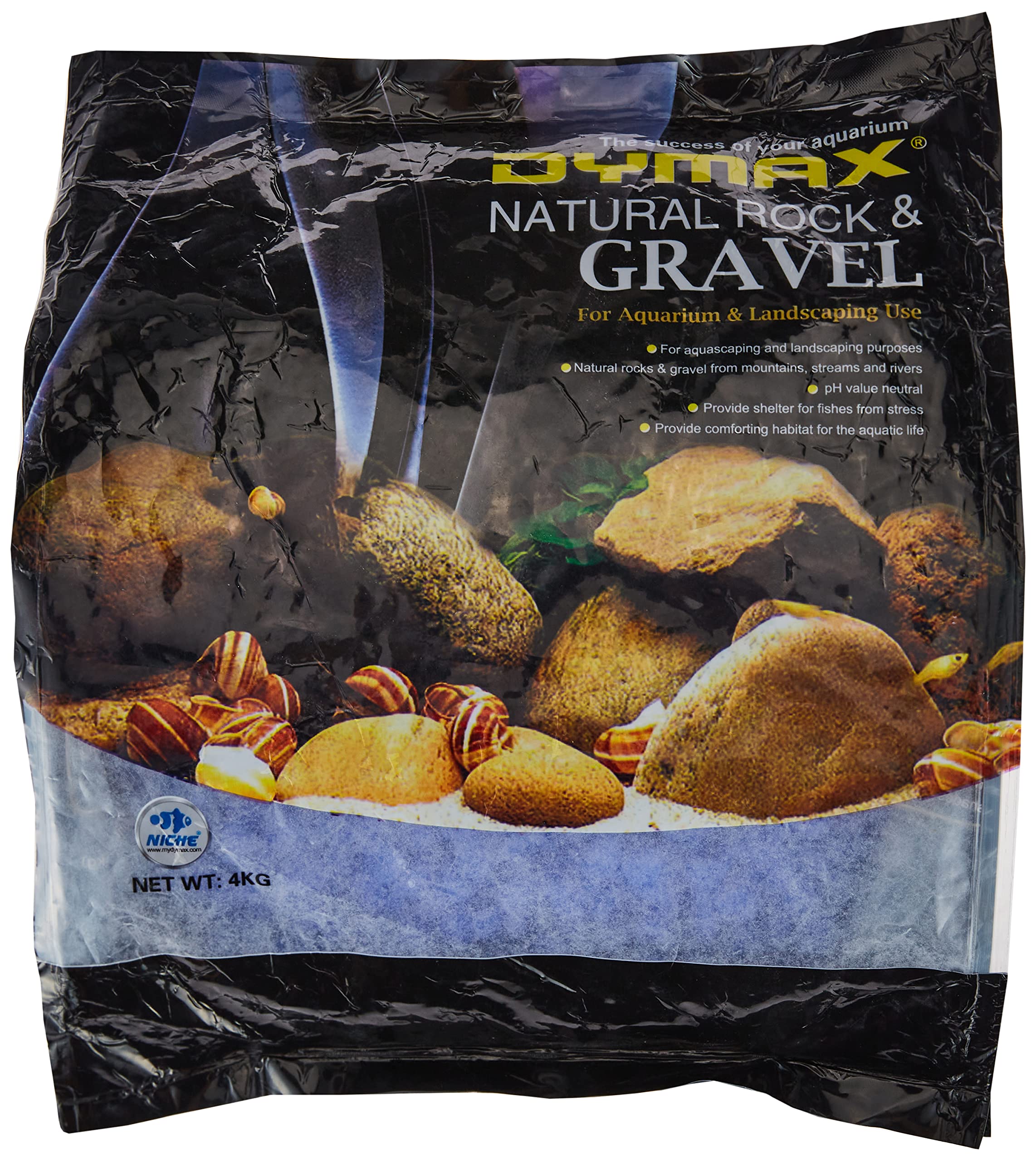 Aquarium Substrate Color Stones, Blue, 4 Kg