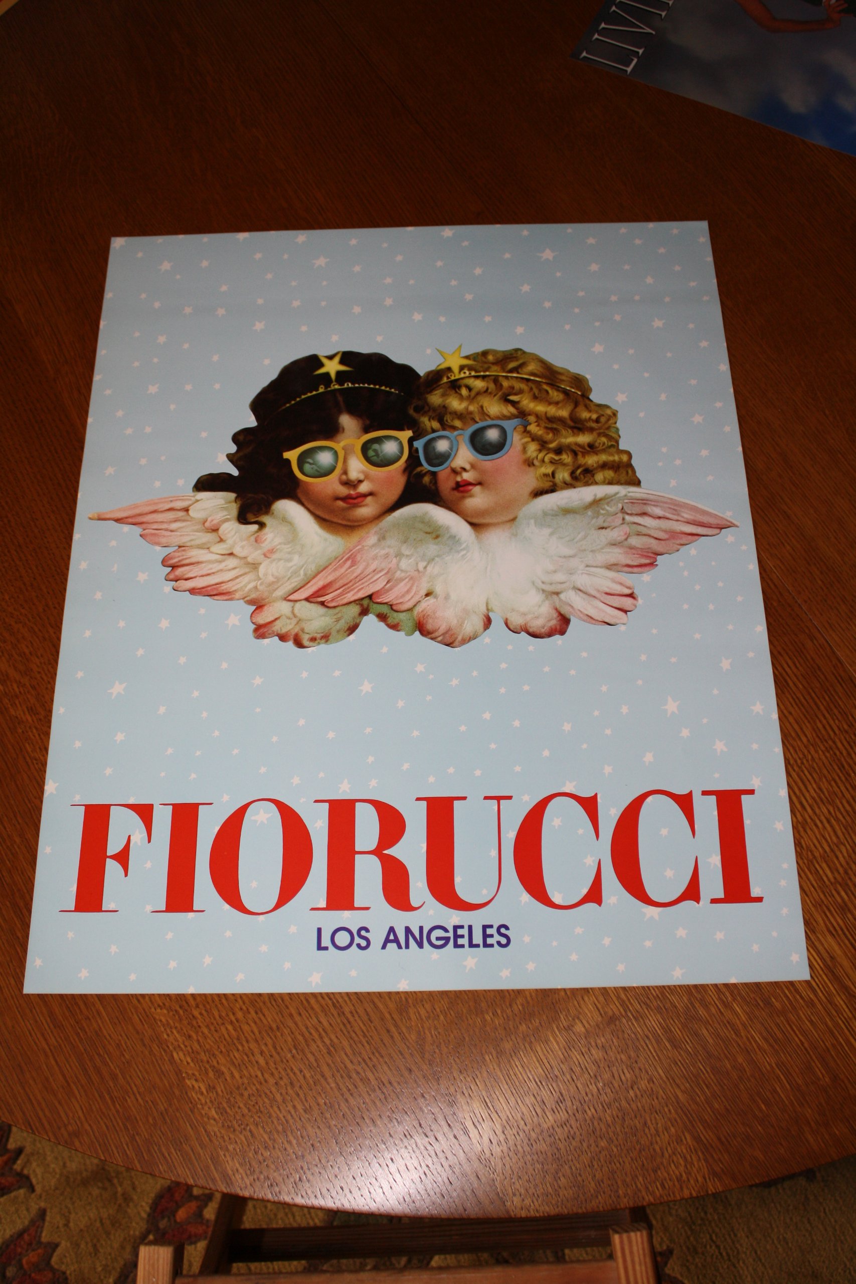 Fiorucci Original Vintage Italian Ad Poster 21"x24 Los Angeles