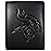 NFL Siskiyou Sports Mens Minnesota Vikings Embossed Leather Tri-fold Wallet One Size Black