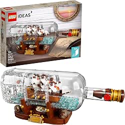 LEGO Ideas Ship in a Bottle 92177 Expert Building Kit,