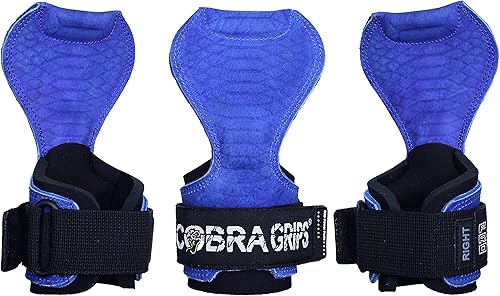 Miniatura 11 de Cobra Grips PRO Weight Lifting Gloves Heavy Duty Straps Alternative with Power Lifting Hooks Padded Wrist Support for Deadlifts & Bodybuilding Un
