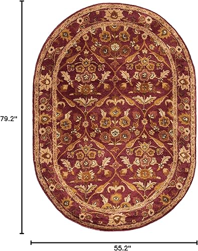 Miniatura 72 de SAFAVIEH Antiquity Collection AT51C - Alfombra de pasillo de lana tradicional oriental prémium hecha a mano, 2 pies 3 pulgadas x 8 pies