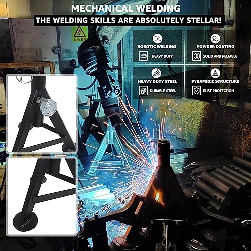 Miniatura 4 de BESTOOL RV soporta gatos estabilizadores, gatos estabilizadores de remolque de viaje, soportes de gato camper de 17.3 a 30 pulgadas, capacidad de 3