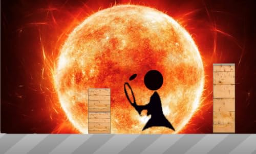 stickman : tennis ball