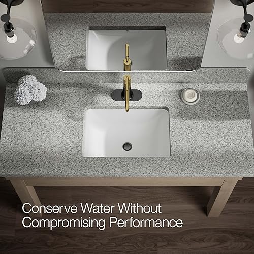 Miniatura 9 de Kohler 27415-4-BMB - Grifo para lavabo de baño, 1.2 gpm, negro matebronce moderno