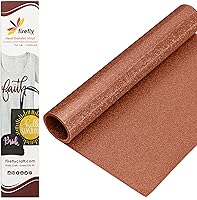 Vista 95 de Firefly Craft - Lámina de vinilo elástico para transferencia de calor, HTV metálico, para planchar para usar con Cricut y Silhouette, para prensa