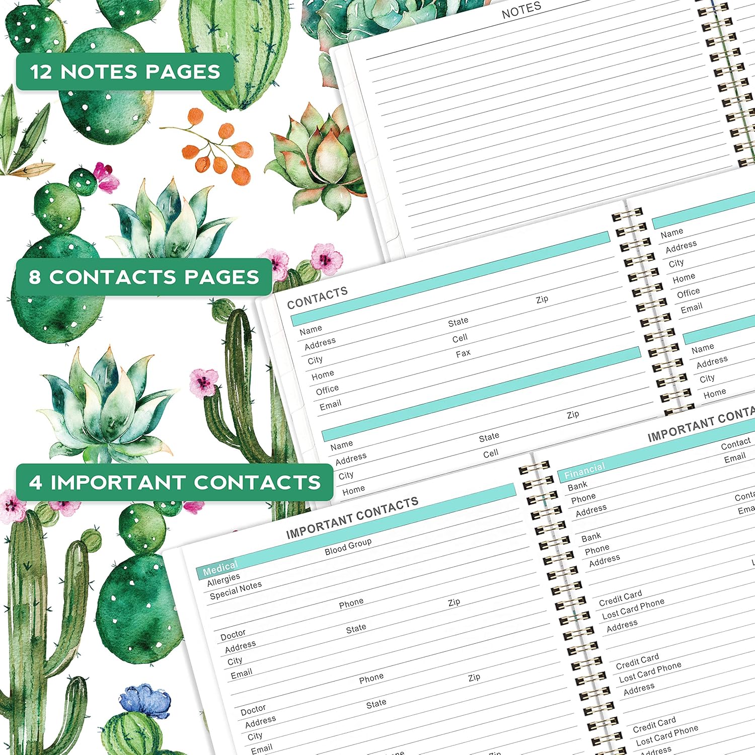 2021-2022 Monthly Planner - 18 Months Monthly Calendar/Planner 2021-2022 with Tabs, 9" x 11", Jul 2021 - Dec 2022, 13 Note Pages, Twin-Wire Binding, Two-Side Pocket, Perfect Organizer : Office Products