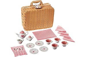 Schylling Butterfly Tea Set Basket: A Timeless Treat for Little Tea Parties