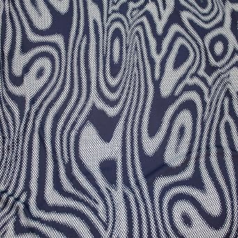 60" Wide Printed 4-Way Stretch Venezia Polyester Spandex Fabric by The Yard for Apparel, Headbands, Decorations, Activewear, Maternity Wear, School & DIY Crafts