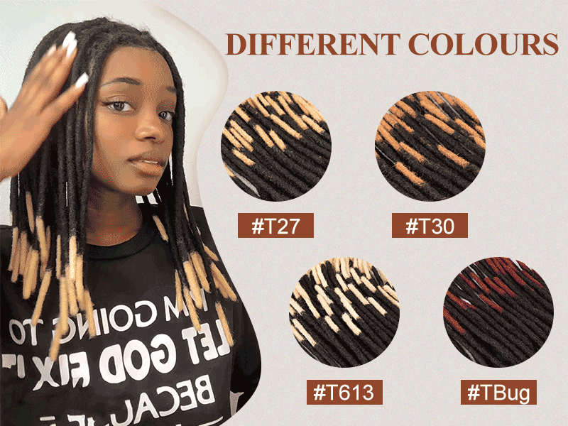 Amazon.com : DAIXI Full Lace Human Hair Dreadlock Wigs for  display picture 2