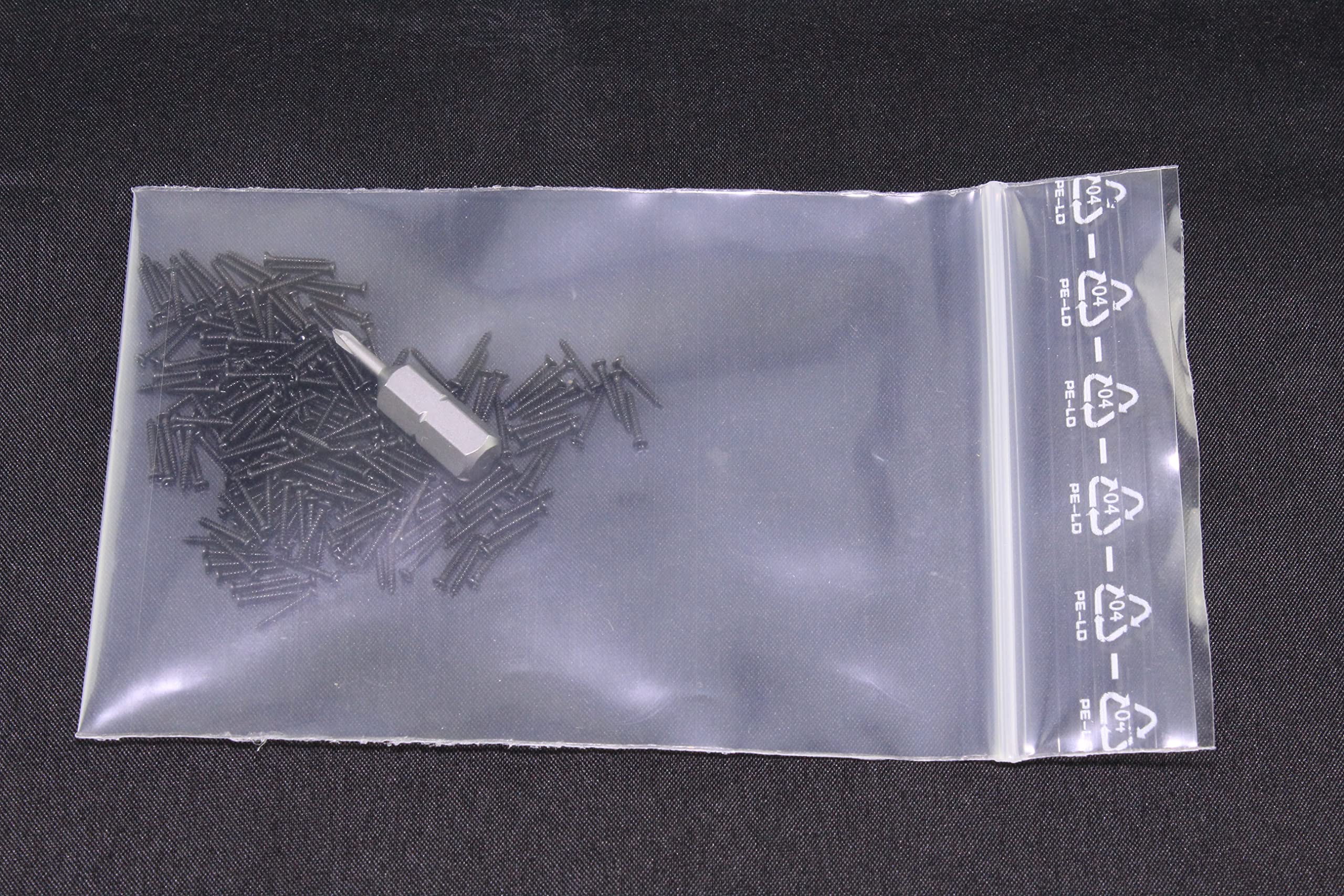 0006 Wkręty torowe Wkręty do drewna Krzyż 200 szt. 1,0 x 8 mm + WERA Bit H0 K