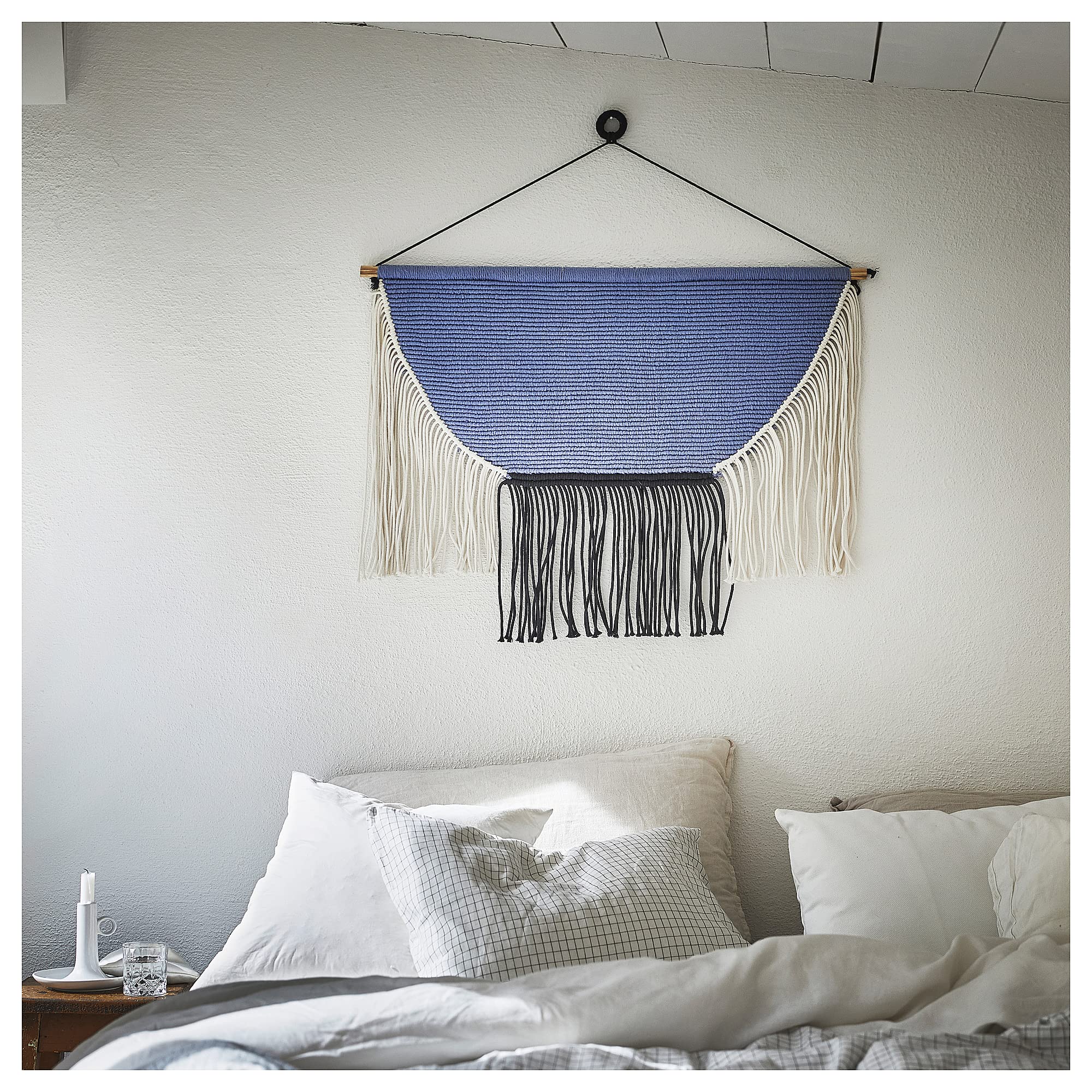 Ikea ProTuning HÄNGALM hanging tapestry, 85x60 cm, beige black/light lilac-blue: Buy Online at Best Price in UAE