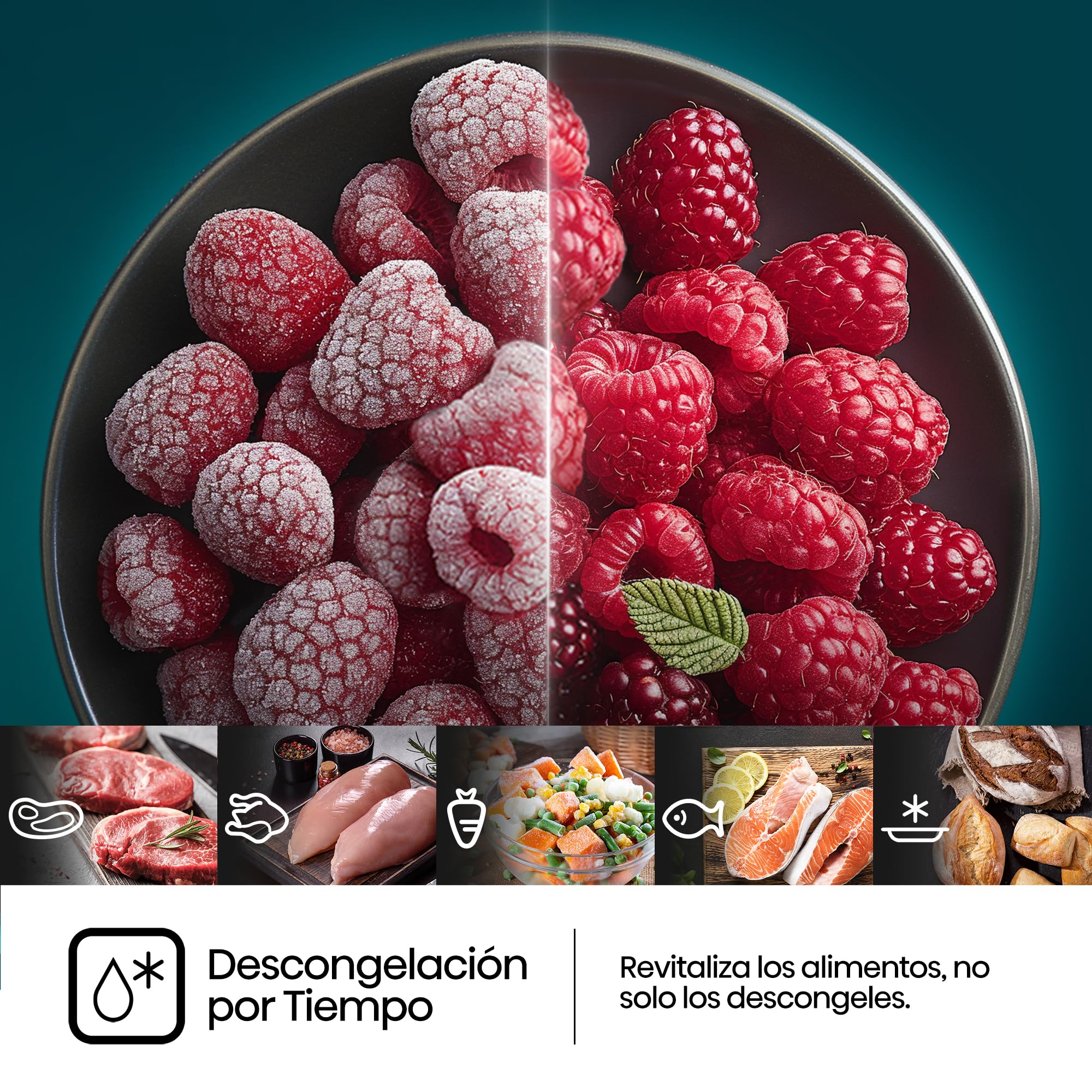 Hisense H20MOMBP1HG - Microondas con Grill 800W, 20L, Alto 32.6cm x Ancho 45.5cm, Color Negro, Potencia del Grill: 800 W, Revestimiento Cerámico, Cristal Premium, 5 Niveles de Potencia