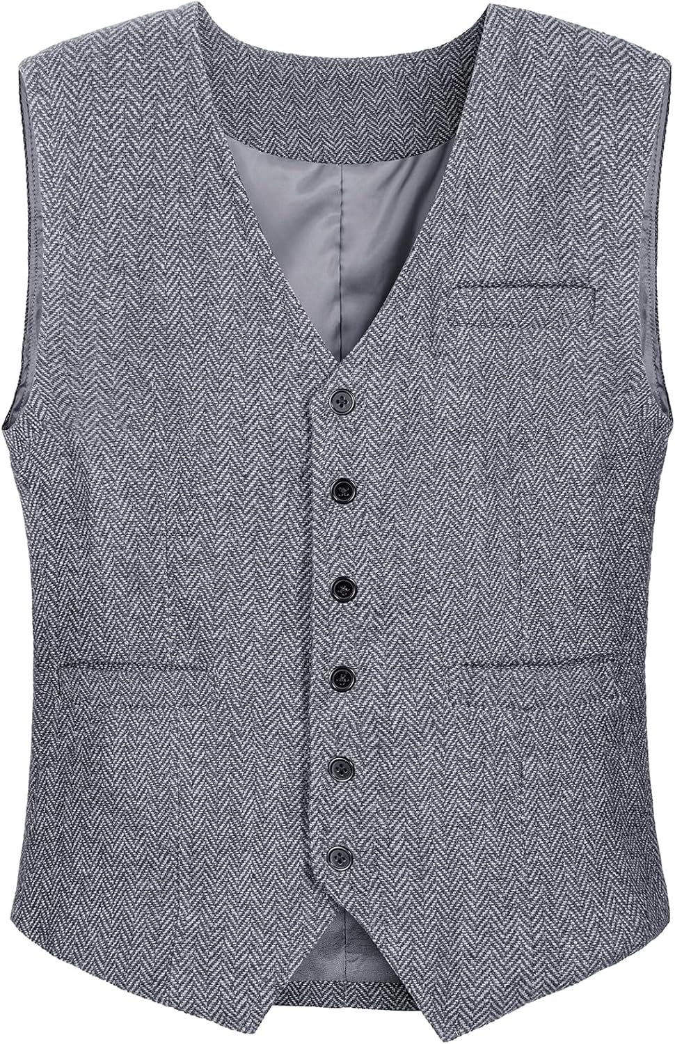 1920s Mens Costume Vest Hat Pocket Watch Accessories Set Adult Party Cosplay - Image 3