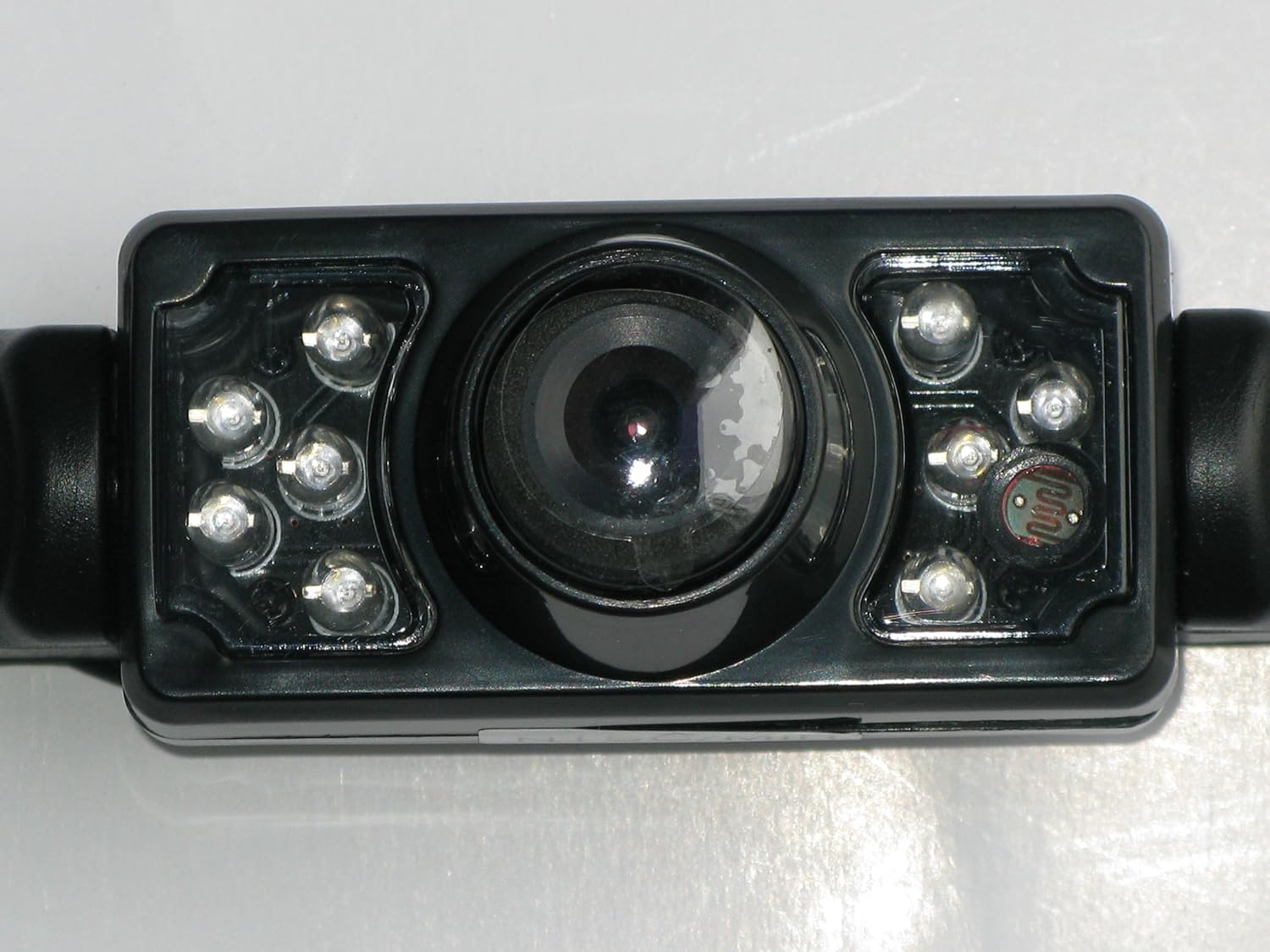 Rear View Mirror Camera System-3.5" Digital LCD Rear View Mirror Monitor & Color Rear View Backup Camera with 120° View, Infrared Night Vision, License Plate Mount, w/ 20 ft Video Cable