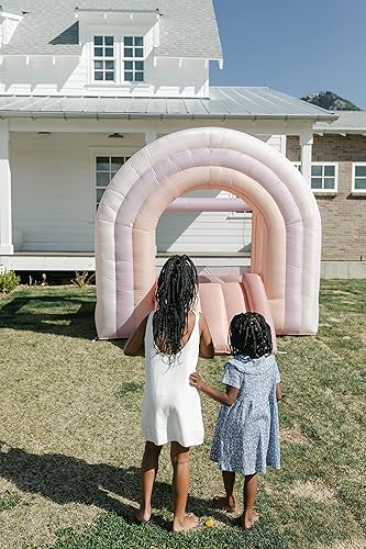 Miniatura 7 de SMOL Inflable para interiores y exteriores casa de rebote rosa para niños de 3 a 8 años casa inflable para niños casa de salto para niños con