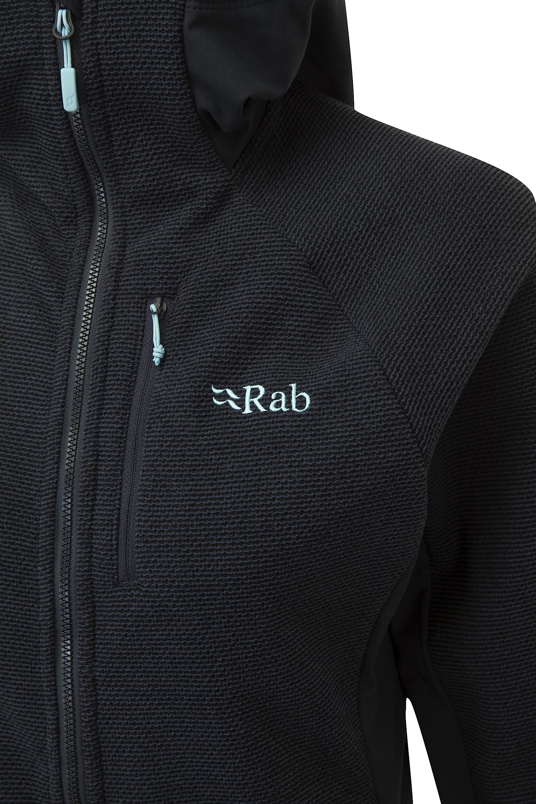 Rab Chaqueta de Forro Polar de Peso Medio con Capucha para Mujer, para Senderismo, Senderismo y Escalada