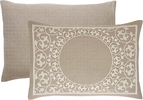 Miniatura 4 de Superior Juego de colcha de gran tamaño de estilo bohemio, medallón texturizado de tejido jacquard, mezcla de algodón y poliéster con fundas de