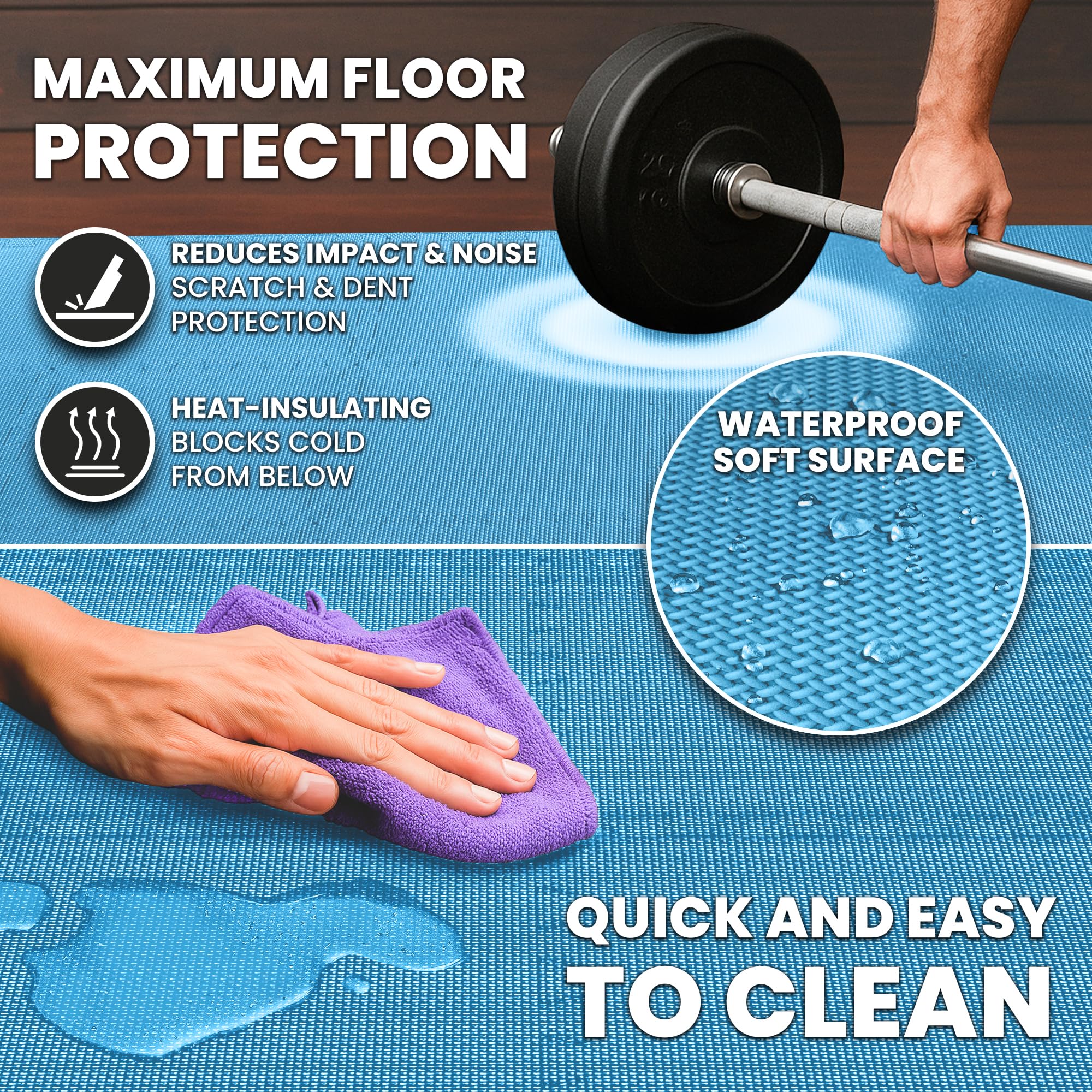 BeMaxx Gym Mats - Interlocking Foam Tiles -7 BeMaxx Gym Mats - Interlocking Foam Tiles -7