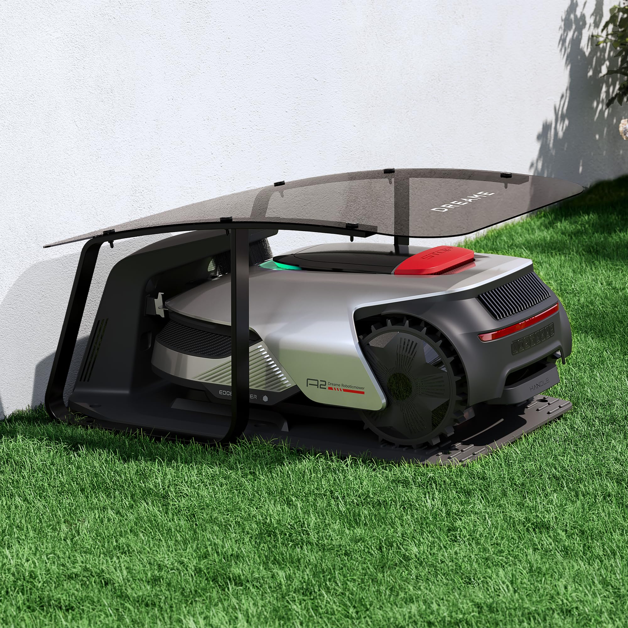 DREAME Roboter Mäher Garage, Schutz vor schlechtem Wetter und Sonneneinstrahlung, wasserdicht, einfache Einrichtung und Installation, Zubehör für die Mähroboter-Serie