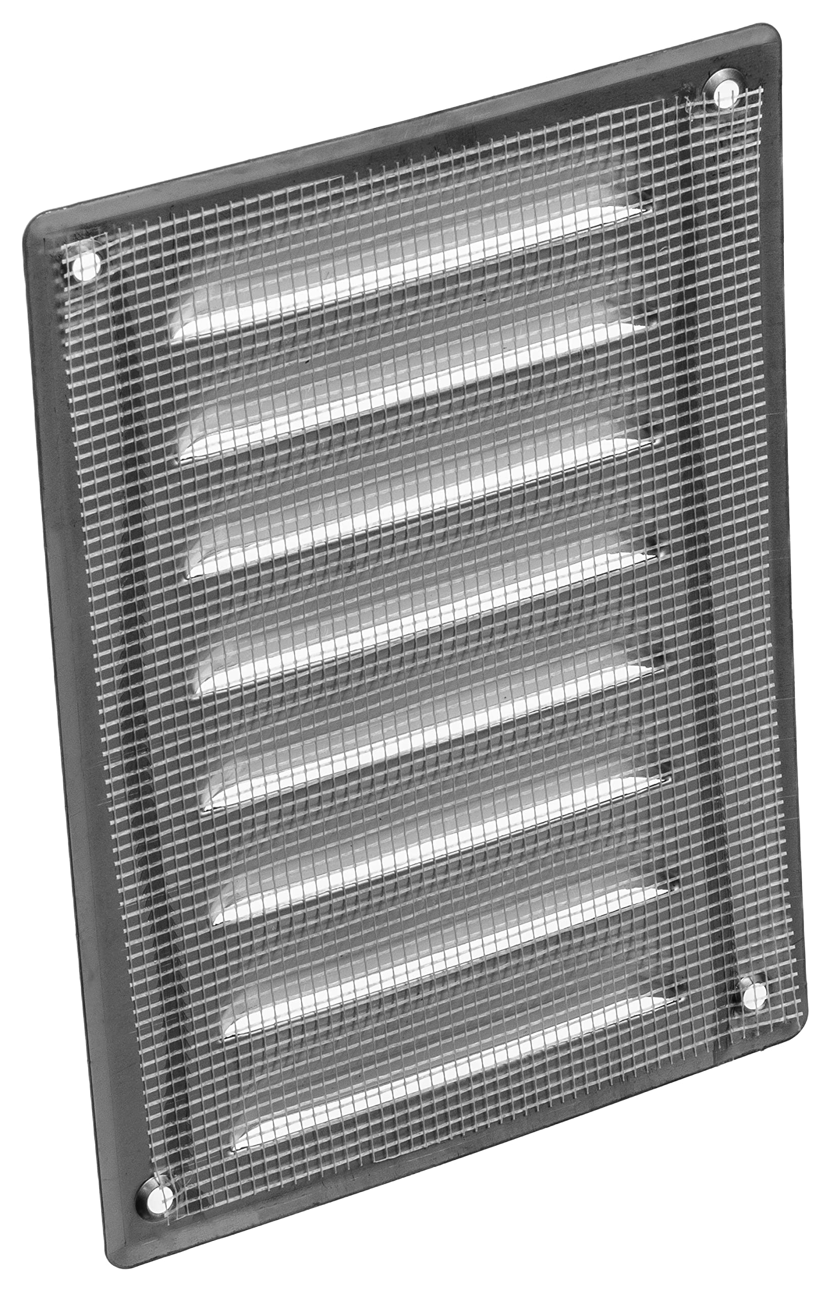 Edelstahl Lüftungsgitter 140x190mm Mit Insektenschutz - Für Zu- & Abluft Innen/außen, Witterungsbeständig