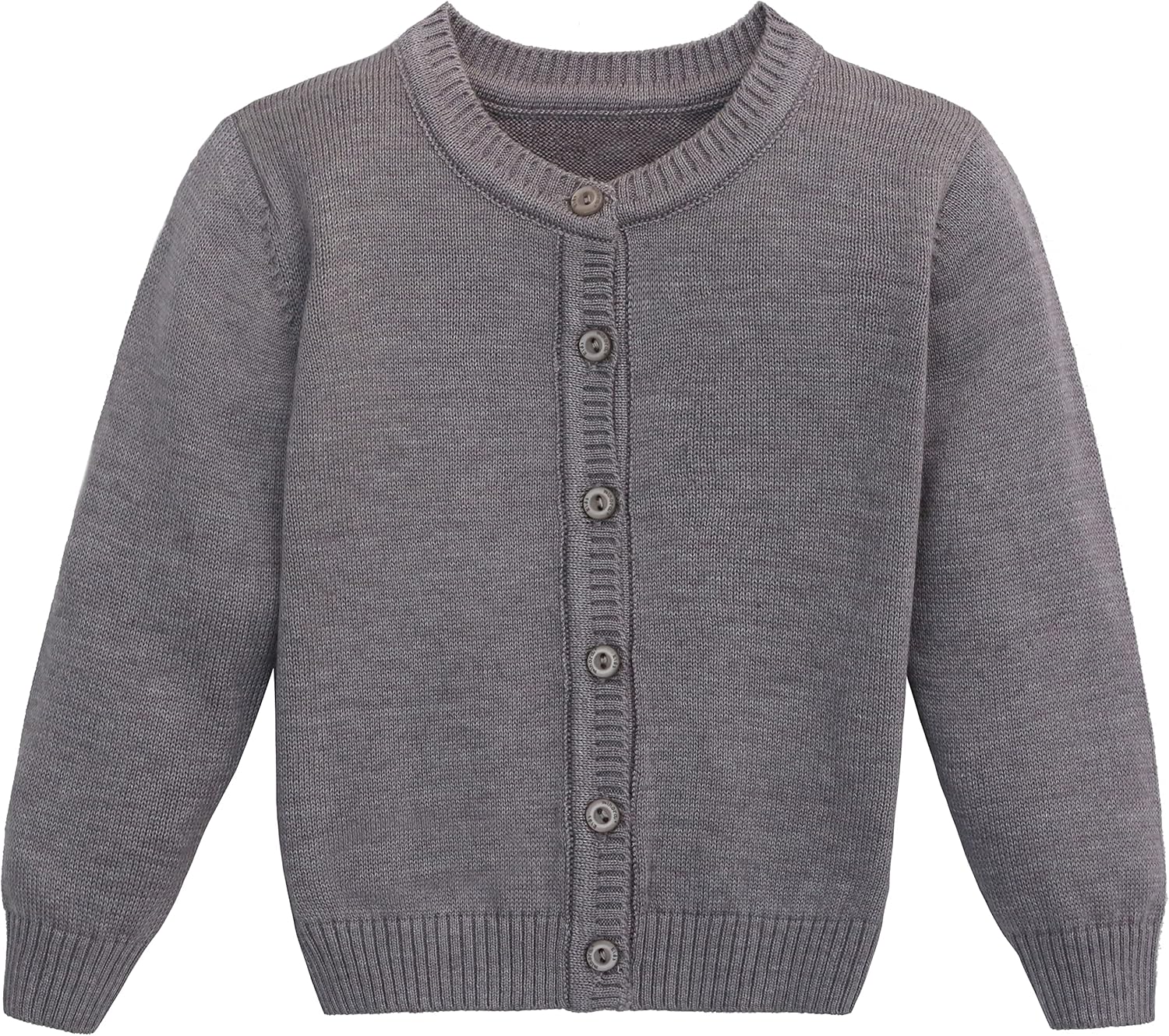 Lilax Baby Boy's Cardigan, Long Sleeve Button Closure Toddler Sweater