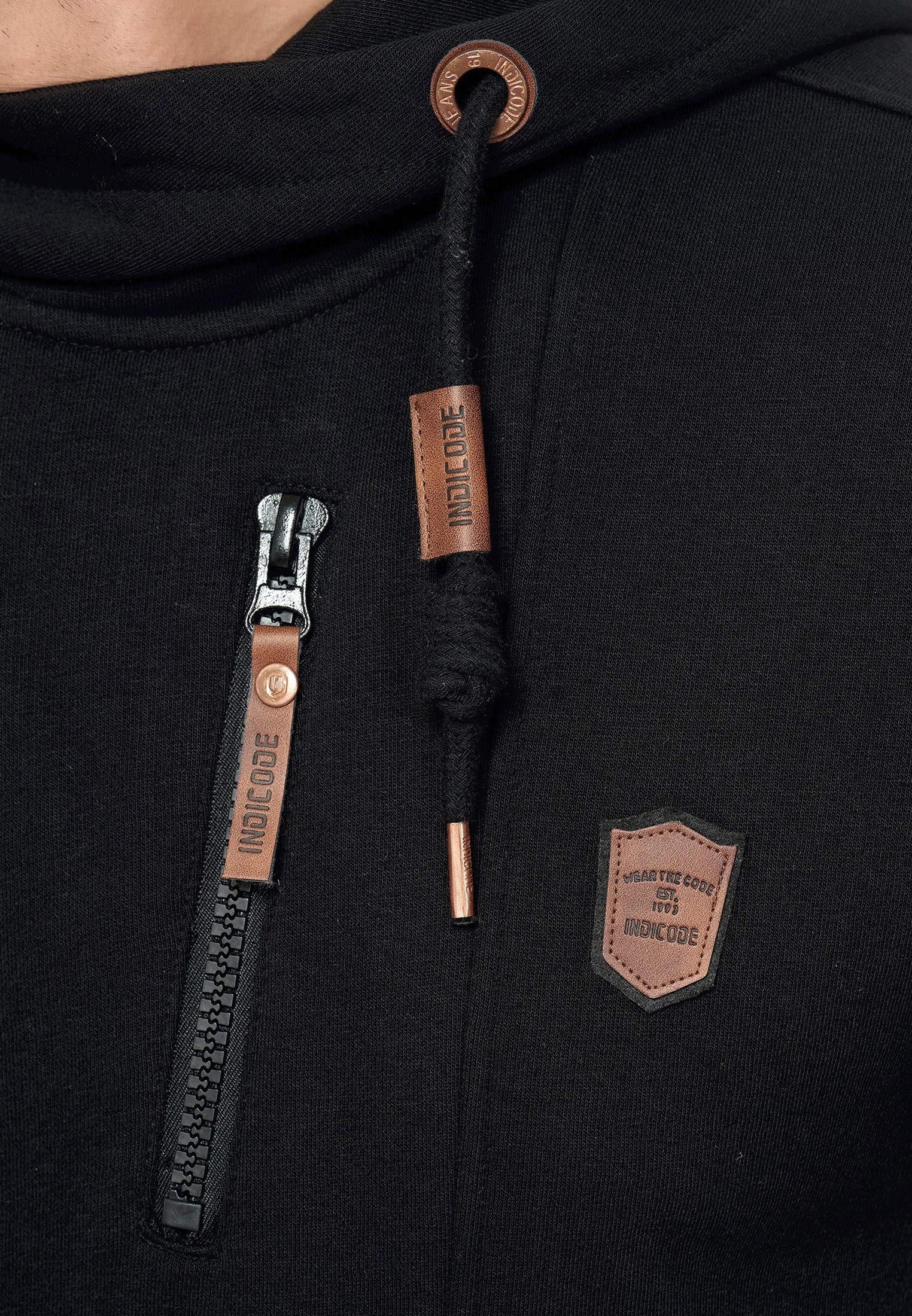 Indicode Elm męska bluza z kapturem, męska bluza z kapturem
