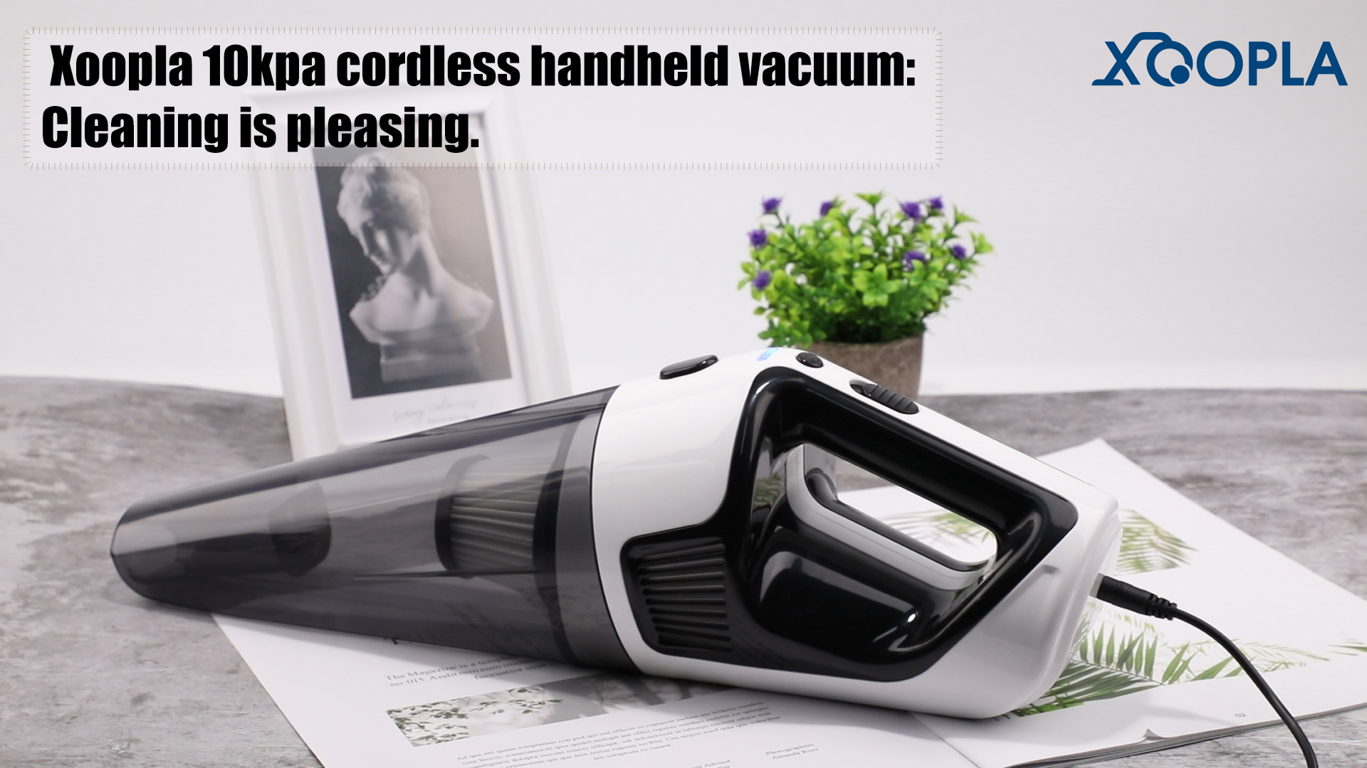 Xoopla Handheld Vacuum Cleaner Cordless, 10Kpa Powerful Suction