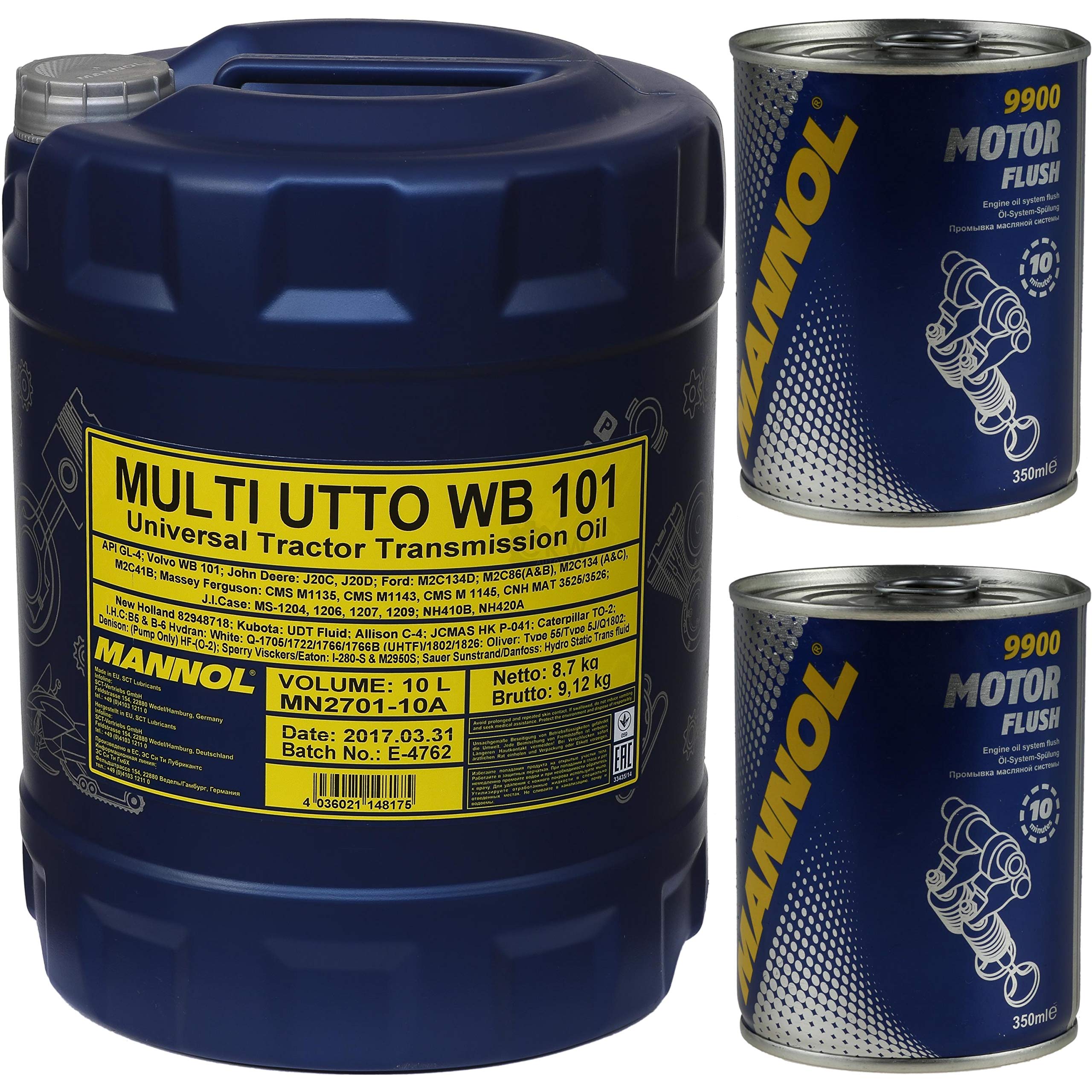 10 litri MANNOL Multi UTTO WB 101 API GL-4 olio per trasmissioni Lubrificante per motore