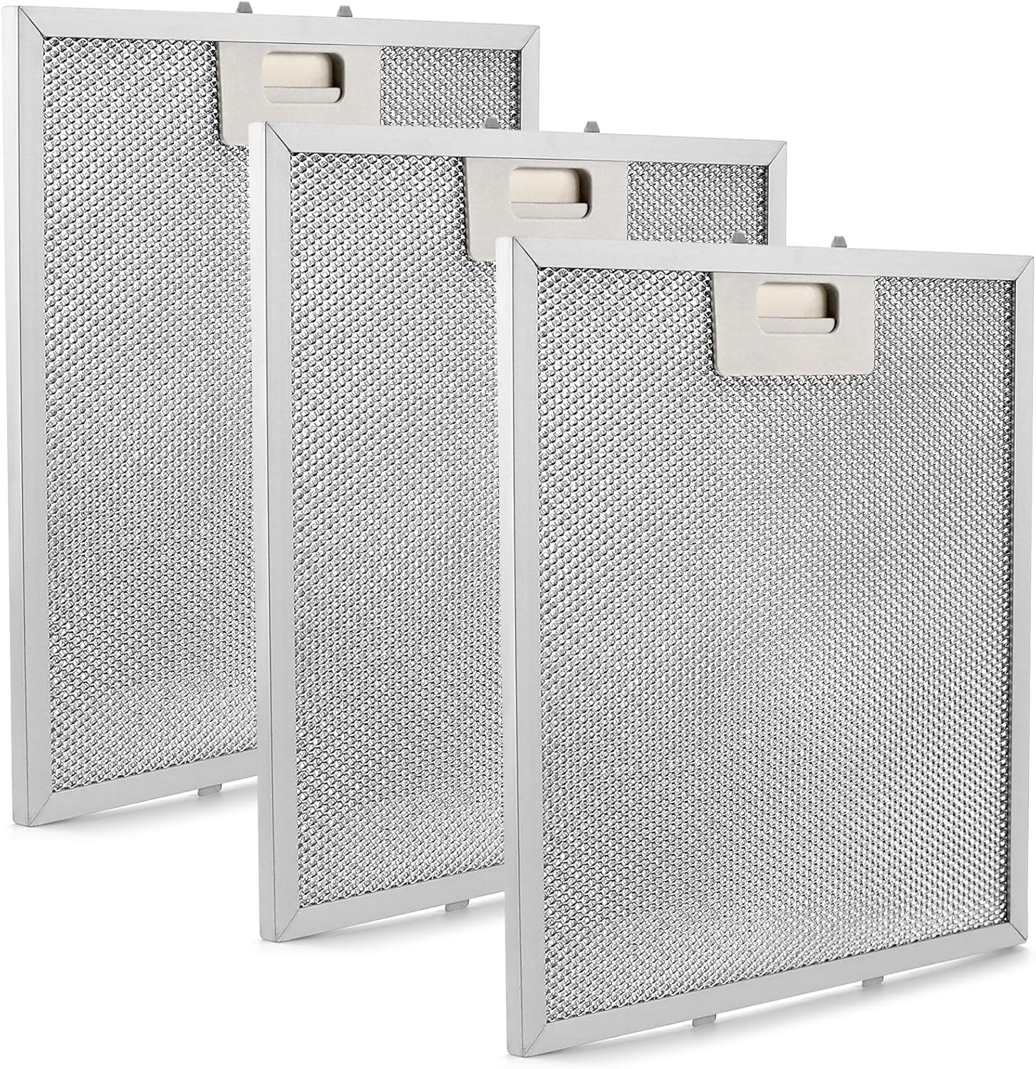 Updated W10169961A Range Hood Filter Replacement 10.5 X 12 in Fit for Whirlpool Hoods KXI2536YSS JVI0636LS0 GXW6530DXS3 Replaces W10875058 W11245983 Hood Vent Grease Filter by AMI PARTS (3 pack)