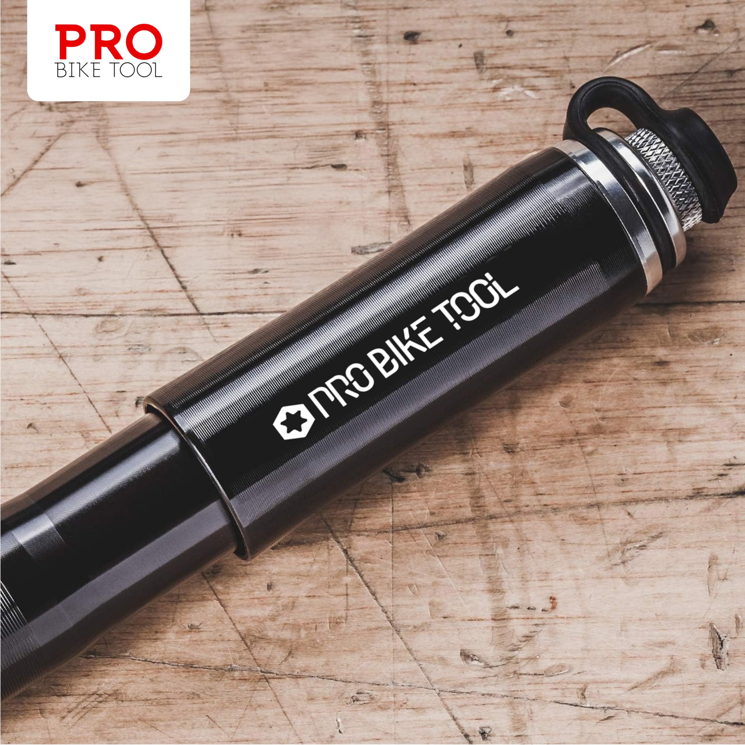 Pro Bike Tool Mini-Fahrradpumpe für Presta- und Schraderventile, Hochdruck-PSI, zuverlässig, kompakt und leicht, hervorragende Qualität und Leistung, Fahrrad-Reifenpumpe für Rennräder, Mountainbikes und BMX-Fahrräder