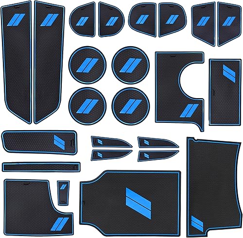 SENSHINE Accesorios para Dodge Charger 2015-2021 2022 2023 2024 antideslizante antipolvo portavasos inserto consola central cambiador forro de